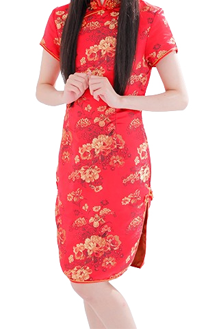 チャイナ服(赤)