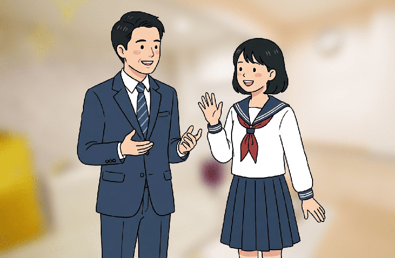 ④ 紳士的なお客様が中心