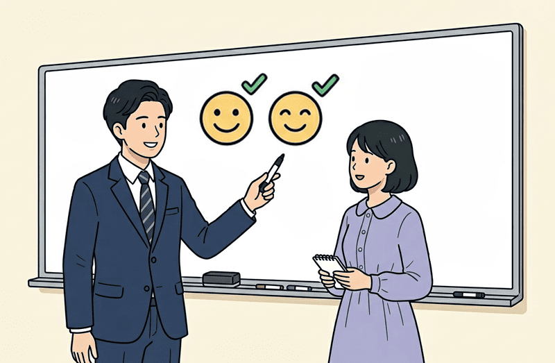 お仕事の流れを丁寧にレクチャー