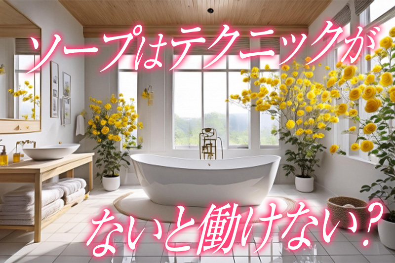 ソープってテクニックがないと働けないの？